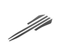 Jupe latérale Automobile Jupes Moulées Porte Latérale Inoxydable Garniture Couverture Anti-Rayures pour Nissan pour Rogue 2021-2023 pour Voitures Jupes Latérales(ABS Carbon)