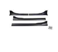 Jupe Latérale Becquet Pare-Chocs Latéral 4Pièces pour Tesla pour Modèle pour Y pour Juniper 2025+ Kits Corps Diffuseur Séparateurs Voiture Jupes Latérales(Noir Mat)