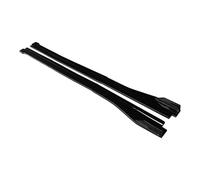 Jupe Latérale Couvercle Becquet Jupe Latérale Voiture Ailerons Diffuseurs Extension pour Lexus CT200h 2011-2022 Séparateurs Bas Caisse Protection(Noir Brillant)