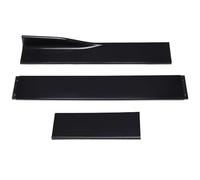 Jupe Latérale Couvercle Lot De 6 Extensions Jupes Latérales Universelles 2 M pour Bas Caisse Voiture, Séparateurs d'ailes sur Pare-Chocs