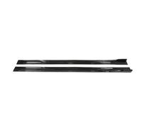 Jupe Latérale Couvercle Lot de 8 Extensions Jupes latérales universelles 2 m/2, m, séparateur lèvre Plaque culbuteur, Pare-Chocs(Noir Brillant)