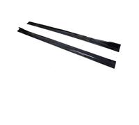 Jupe Latérale Diffuseur Extension De Jupes Latérales pour Benz Classe A pour AMG A35 A45 A220 A180 W177 Hatchback 2018+, Diffuseur Noir Brillant, 8 Pièces Jupe Latérale Extensions