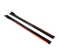 Jupe Latérale Diffuseur Lot 8 Extensions Jupes Latérales 2,2 M, Séparateur Lèvre De Bas De Caisse Pour BMW Série 1, 2, 3, 4 Et 5 E46, E90, F10, F20, F21, F30, G20, G30 Jupe Latérale Extensions(Black a