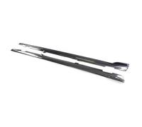 Jupe latérale en fibre de carbone Compatible Pour Porsche Panamera 970 GTS Turbo S 2009-2019, style voiture de course automobile, jupes d'extension de pare-chocs(B Style)