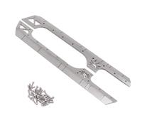 Jupe Latérale En Métal Pour Jeep Wrangler, 2 Pièces, Pour Voiture À Chenilles 1/10 Rc Axial Scx10 90046 Axi03007 Yk4102, Empattement De 313mm