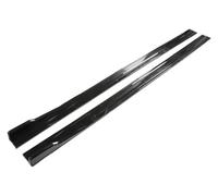 Jupe Latérale Extensions Jupes Latérales Séparateurs Bas Caisse Latéraux Voiture Diffuseurs d'ailes pour Seat pour Leon F R 5F MK1 MK2 MK3 MK3.5 MK4 MK5 pour Seat Séparateurs(Glossy Black)