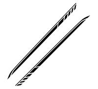 Jupe Latérale Extensions pour Benz pour Classe GLE pour AMG W164 W166 GLE350 GLE400 Bandes Latérales Autocollants DIY Autocollants Carrosserie Voiture(Colorful,Style F)