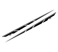 Jupe Latérale Extensions pour Hyundai pour I30 pour Line pour 30n Berline GT Côté Porte Rayures Sportives Décoration Réglage Étape Autocollants Voiture(Glossy Black)