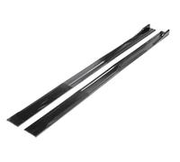 Jupe Latérale Extensions pour Lexus 8 Pièces 2 M/22 M Extension Jupe Latérale Plaque Caisse Séparateur Lèvre Panneaux Pare-Chocs Becquet Diffuseur(Glossy Black-2.18m)