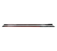 Jupe Latérale Extensions pour Mitsubishi pour Lancer pour Eclipse pour Evolution Tous Modèles Séparateurs Ailes Voiture 8 Pièces 22 M Extensions Jupes Latérales(Red)
