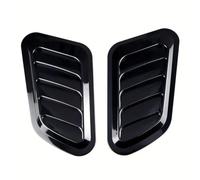 Jupe Latérale Extérieur Bas Côté 2 Pièces Universel Voiture Évent Côté Capot Sortie d'air Décoratif Évents en Fiber De Carbone Faux Décalcomanie Auto Autocollant