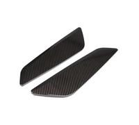 Jupe Latérale Extérieur Bas Côté Couvercle Ventilation D'admission Grille Sortie d'air, Aile Latérale Voiture en Fiber Carbone ABS Noir pour BMW Série 5 G30 G31 2017 2018