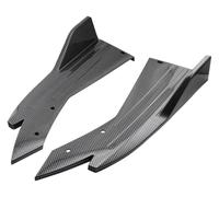 Jupe Latérale Jupe Latérale Voiture 2 Pièces Becquet Pare-Chocs Arrière Lèvre Séparateur Angle Garniture Aile Fibre Protection Diffuseur Anti-Collision Étape(Carbon Fiber)