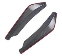 Jupe Latérale Jupe Latérale Voiture Bande Pare-Chocs Avant Arrière Becquet Diffuseur Séparateur Contre Rayures Extension Ailes Marchepied Fibre Carbone(B Carbon Fiber)