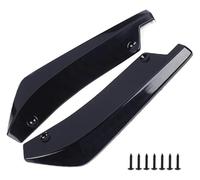 Jupe Latérale Jupe Latérale Voiture Bande Pare-Chocs Avant Arrière Extension Lèvre Diffuseur Spoiler Séparateur Contre Rayures Ailettes Fibre Carbone(Black)