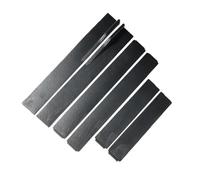 Jupe Latérale Jupes Latérales Universelles Panneaux D'extension Diffuseur À Bascule Séparateurs Lèvres Pare-Chocs Noir en Carbone Becquet Jupe(Carbon Fiber 2.2m)