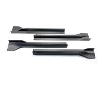Jupe Latérale Lèvres Extension De Jupe Latérale De Voiture, Becquet, Diffuseur, Accessoires Pour Jeep Pour Grand Pour Cherokee SRT/SRT8/Wk2 2012-2021 Diffuseur(Matte Black)