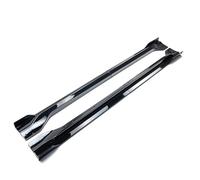Jupe Latérale Lèvres Extension De Jupe Latérale Pour Jeep Pour Grand Pour Cherokee Altitude/Laredo/Limited/Overland/Summit/Trailhawk 2014-2022, 4 Pièces Diffuseur(Glossy Black)
