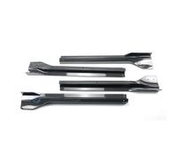 Jupe Latérale Lèvres Extension Jupe Latérale Pour Jeep Pour Grand Pour Cherokee (modèle Base 2014-2022), Accessoires Voiture Carrosserie Noir Brillant Aspect Fibre Carbone Diffuseur(Carbon Fiber Look)
