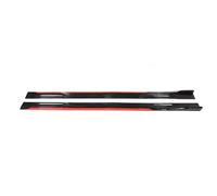Jupe Latérale Lèvres Jupe Latérale De Voiture 8 Pièces 2,2 M, Séparateurs D'ailes, Becquet Latéral Pour Dodge Ram, Pour Challenger, Dakota, Journey, Hornet Diffuseur(Red and black 2m)