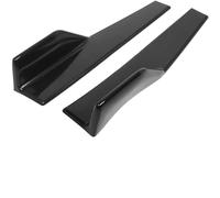 Jupe Latérale Lèvres Kit D'extension De Jupe Latérale De 45 Cm Pour Ford Pour Mustang GT500 2015, 2016, 2017, 2018, 2019, 2020, 2021, Accessoires De Voiture Diffuseur(Black)