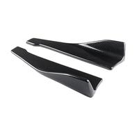 Jupe Latérale Lèvres Kit D'extension De Jupe Latérale De Pare-chocs Arrière Universel 48 Cm Pour BMW Série 3 F30 Berline, Autocollant, Accessoires De Voiture Diffuseur(Carbon Fiber Look)