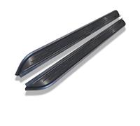 Jupe Latérale Marchepied Latéral pour MACAN 2014 - 2024 SUV, 2 Pièces, Accessoires De Pédale en Aluminium NerfBar (avec Supports)(Noir)