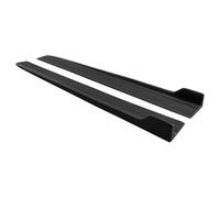 Jupe Latérale pour ATENZA 2014 - 2019, Séparateurs Lèvre Porte Pare-Chocs, Décoration Extérieure Extensions De Jupes Latérales(Matte Black)