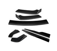 Jupe Latérale pour BMW X2 F39 2018 - 2022 Séparateurs Pare-Chocs Avant Becquet À Lèvres Extensions Jupes Latérales Angle D'enveloppe Arrière ABS(Matte Black)
