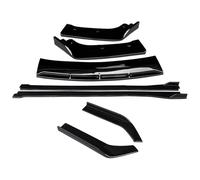 Jupe Latérale pour Lexus GS 2016 - 2020 Séparateurs De Pare-Chocs Avant Becquet À Lèvres Extensions Jupes Latérales(Gloss Black)
