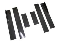 Jupe Latérale pour Seat pour Leon pour FR 5F MK1 MK2 MK3 MK4 pour Ibiza 6J 78,7" Kit D'extension Universel Jupe Latérale Voiture Séparateur Bavette Aileron(Aspect Fibre de Carbone)