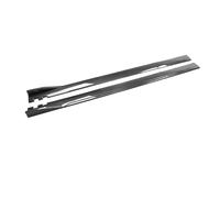 Jupe Latérale Séparateurs Extension Jupes Latérales Style Universel pour Voiture Kit Carrosserie Accessoires Extérieurs pour Kia(220cm Carbon)