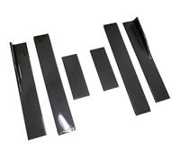 Jupe latérale universelle 2M Compatible Pour Mazda 2 3 5 6 CX-3 CX-4 CX-5 2000-2022, extension de tablier, séparateur de lèvre, aileron, accessoires de voiture(Carbon Fiber Look)