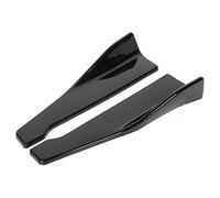 Jupe Latérale Universelle de Style Fiber de Carbone, Kit de Carrosserie ABS pour Look de Course Automobile avec Becquet, Fonction de Correction D'itinéraire