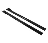 Jupe Latérale Voiture 8 Pièces 2 M 218 Extension Plaque Bas Caisse Modification Séparateur Lèvre Pare-Chocs Style Sport Marchepied Jupe Latérale Diffuseur(2.2M Bright Black)