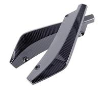Jupe Latérale Voiture Bande Universelle Pare-Chocs Avant Et Arrière Voiture Séparateur Diffuseur Becquet Lèvre Ailes en Fiber Carbone Extension Jupe Latérale(Carbon Fiber)
