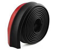 Jupe Latérale Voiture Becquet Pare-Chocs Avant Voiture Jupe Caoutchouc Protection Carrosserie Bande Latérale(1M)