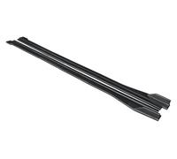Jupe Latérale Voiture pour A3 2014-2022 Tablier Carrosserie Séparateurs Lèvres Aileron Latéral Pelle Protection Contre Rayures Extension Jupe Latérale Voiture(Carbon Fiber Look)