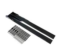 Jupe Latérale Voiture pour Cadillac pour ATS pour CTS pour CTS-V 78.7 "Kit De Carrosserie D'extensions Panneau Bascule Lèvre Séparateur Jupe Latérale(Carbon Fiber)