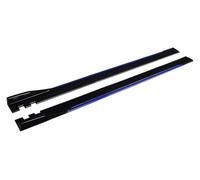 Jupe Latérale Voiture pour Civic EG S2000 pour Accord 9TH 10TH EK pour FIT pour Jazz Extensions Jupes Latérales Voiture Séparateurs Ailes Lèvre Étape 2m(Blue)