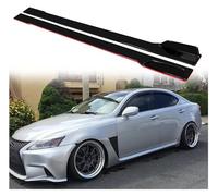 Jupe Latérale Voiture Tabliers Winglet 78,7" pour A3 A4 A5 A6 A7 A7 A8 Q3 Q5 Q7 S3 S4 RS567 Jupe Latérale Voiture Splitter Spoiler Lip Rocker Panel Extensions Body Kit Winglet Splitter Lip(Black with