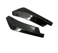 Jupe Latérale Voiture Universel en Fiber De Carbone Voiture Avant Arrière Pare-Chocs Bande Lèvre Spoiler Diffuseur Séparateur Anti-Rayures Ailes Ailes Jupe Latérale Extension Winglet Wings (Couleur :