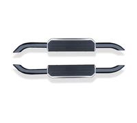 Jupe Latérale Voiture Winglet Wings 2 Pièces Pour LAND Pour ROVER Pour Defender 2020 2021 90 Barre Nerf Marchepied Latéral Accessoires De Voiture(1set silver)