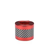 Jupe Latérale Voiture Winglet Wings Jupe Latérale Pare-choc 1 Rouleau 39 "x 2" Autocollant Anti-rayures Bande Adhésive Seuil Porte Protection Des Bords Du Coffre Moulures Garniture(Red trim)