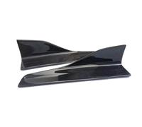 Jupe Latérale Voiture Winglet Wings Jupes Latérales Arrière Universelles En Fiber Carbone Véritable 2 Pièces 57CM Séparateurs Ailes Becquet Lèvres Extension Panneau Kit Carrosserie