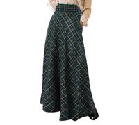 Jupe Longue en Jean Jean Bohème Boheme Élastique Fourreau Jacquard Sequins Cher Gothique Fleurs Charleston Drapee Ethnique Bretelle Danse Cocktail Electrique Plaid Cut