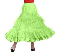 Jupe Longue en Tulle pour Femme,Jupe De Danse Moderne Fluide en Tulle pour La Pratique du Tango Et du Chacha Ainsi Que pour Les Danses Sociales Parfaite pour La Danse Latine Le Tango Et Le Chacha
