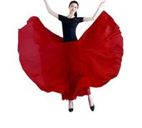 Jupe Longue En Tulle Pour Femme, Style Lyrique Rétro, Coupe Portefeuille Transparente, Taille Élastique, Idéale Pour La Danse Orientale, La Photographie Et Les Spectacles. Longueur Cheville, Coul