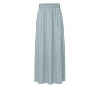 Jupe longue en viscose fluide volants taille haute femme QS Vert 34