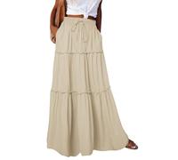 Jupe Longue Femme ete Jupon Boheme Plage 2025 Chic et Elegant Trapeze Jupe Boheme